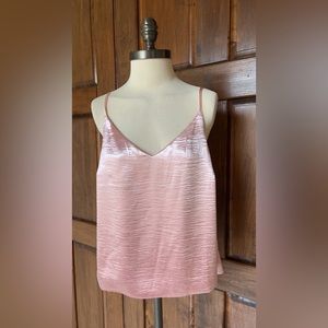 AQUA TOP!! Gorgeous shimmering pink!!